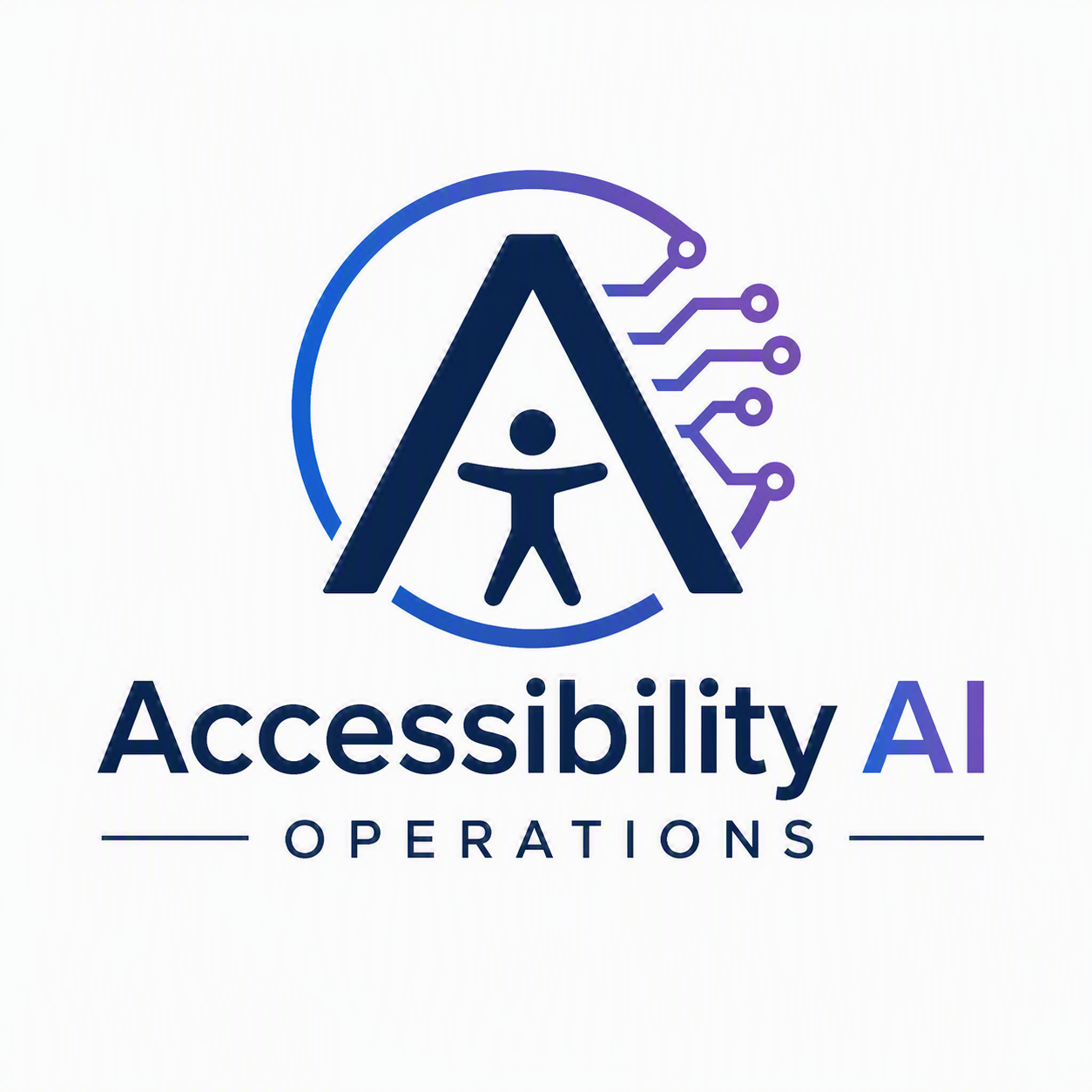 Accessibility AI Operations Logo